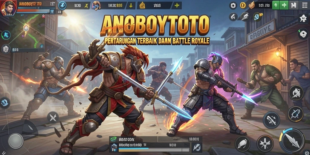 Gameplay seru dan mendebarkan dalam ANOBOYTOTO Battle Royale.
