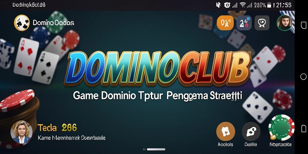 Screenshot gameplay DOMINOCLUB yang menarik dan seru.