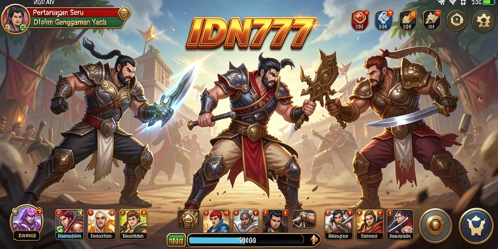 Tampilan screenshot IDN777 menampilkan aksi pertarungan luar biasa.