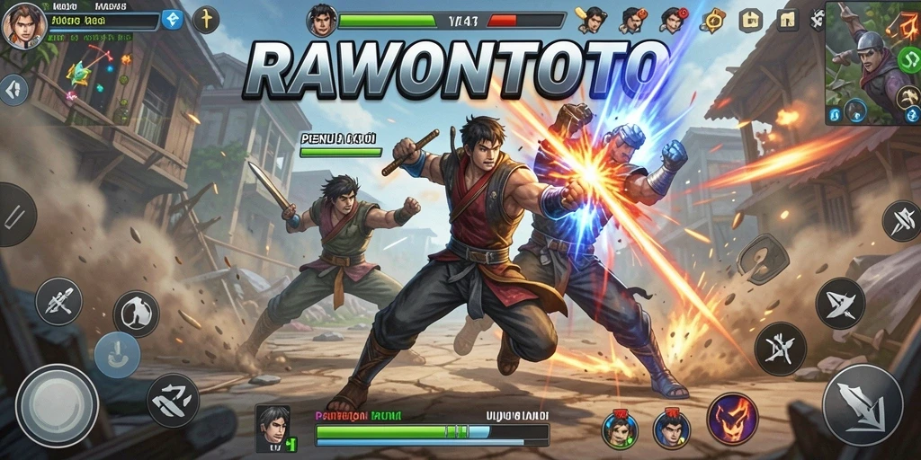 Gambaran aksi pertarungan sengit di RAWONTOTO.