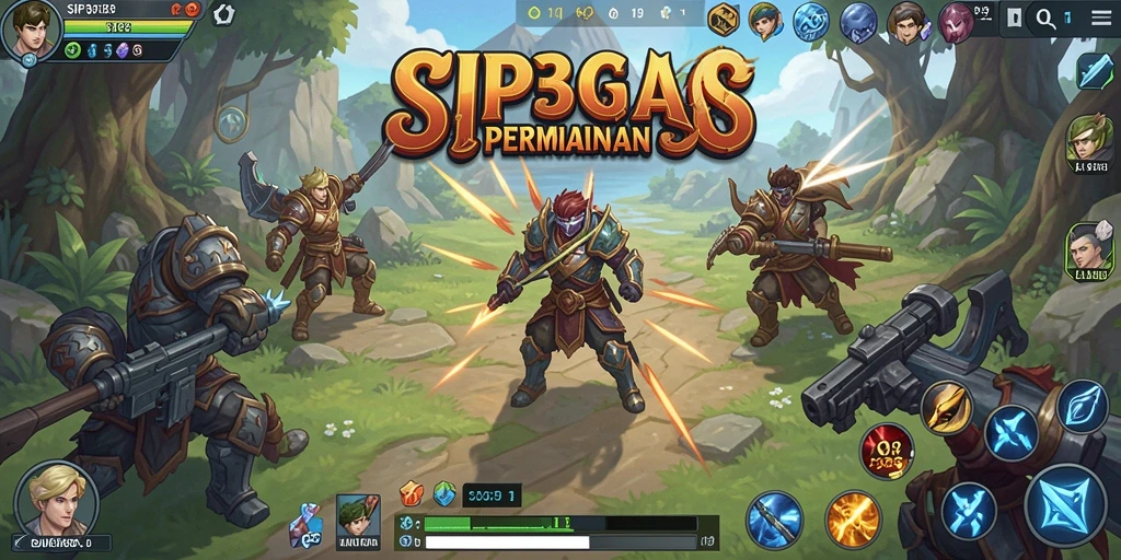 Tampilan gameplay SLG yang seru dan strategis di SIP33.
